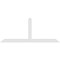 Ekena Millwork Portland Architectural Grade PVC Gable Bracket, 108"W x 45"H x 2"D x 6"F, 10/12 Pitch GBP108X45X0206POR00 - alternate 2